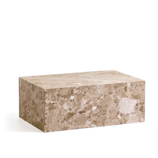 Varese sofabord, latte marmor | 90x60