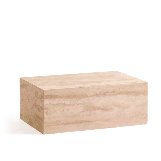 Varese sofabord, travertin marmor | 90x60