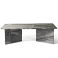 Vega sofabord, river grey marmor | 140x70