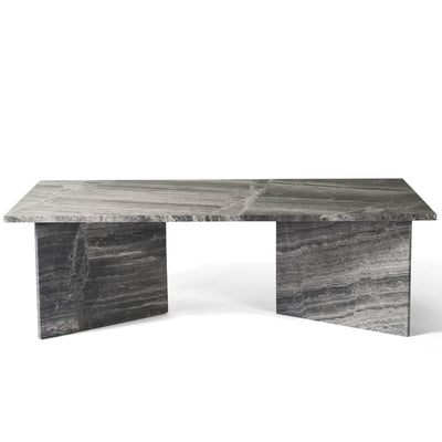 Vega sofabord, river grey marmor | 140x70