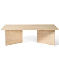 Vega sofabord, travertin marmor | 140x70