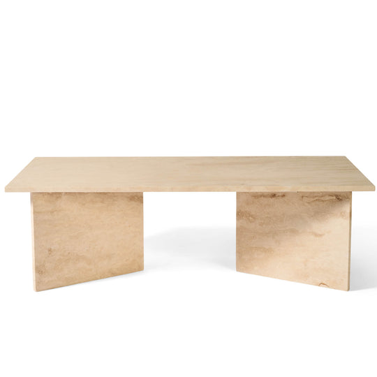Vega sofabord, travertin marmor | 140x70