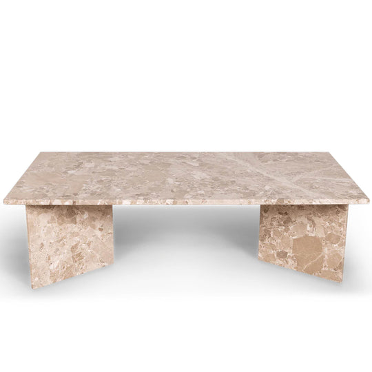 Vega sofabord, latte marmor | 140x70