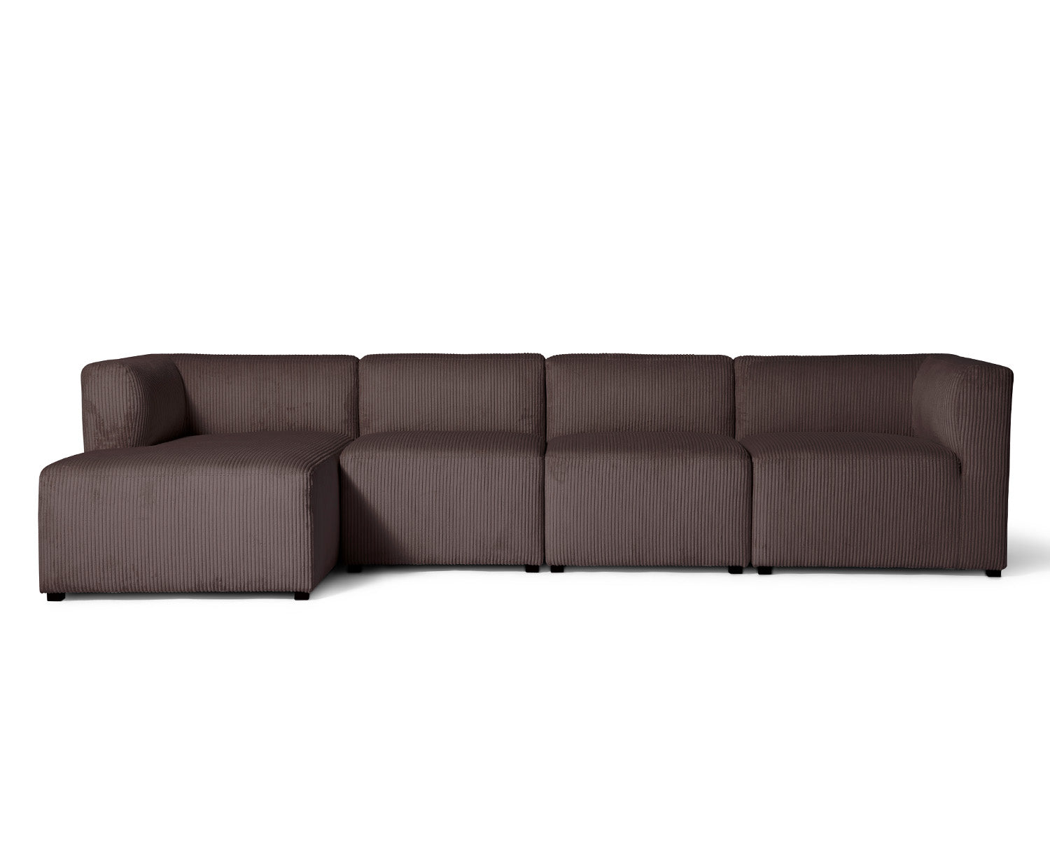 Roma XL chaiselong sofa venstrevendt, fløjl - Møbelkompagniet