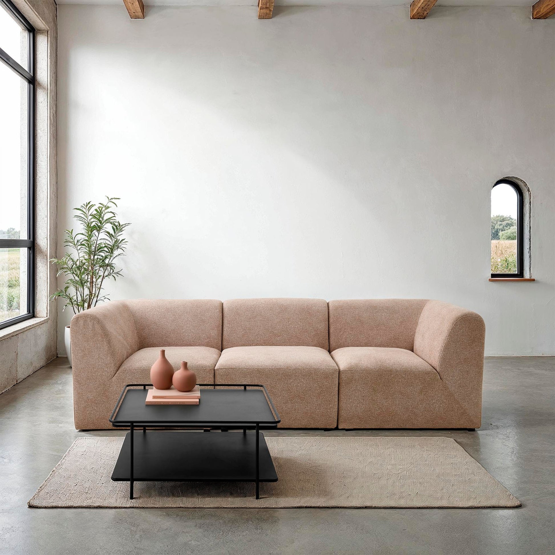 Yuba sofabord, 75x75 - Møbelkompagniet