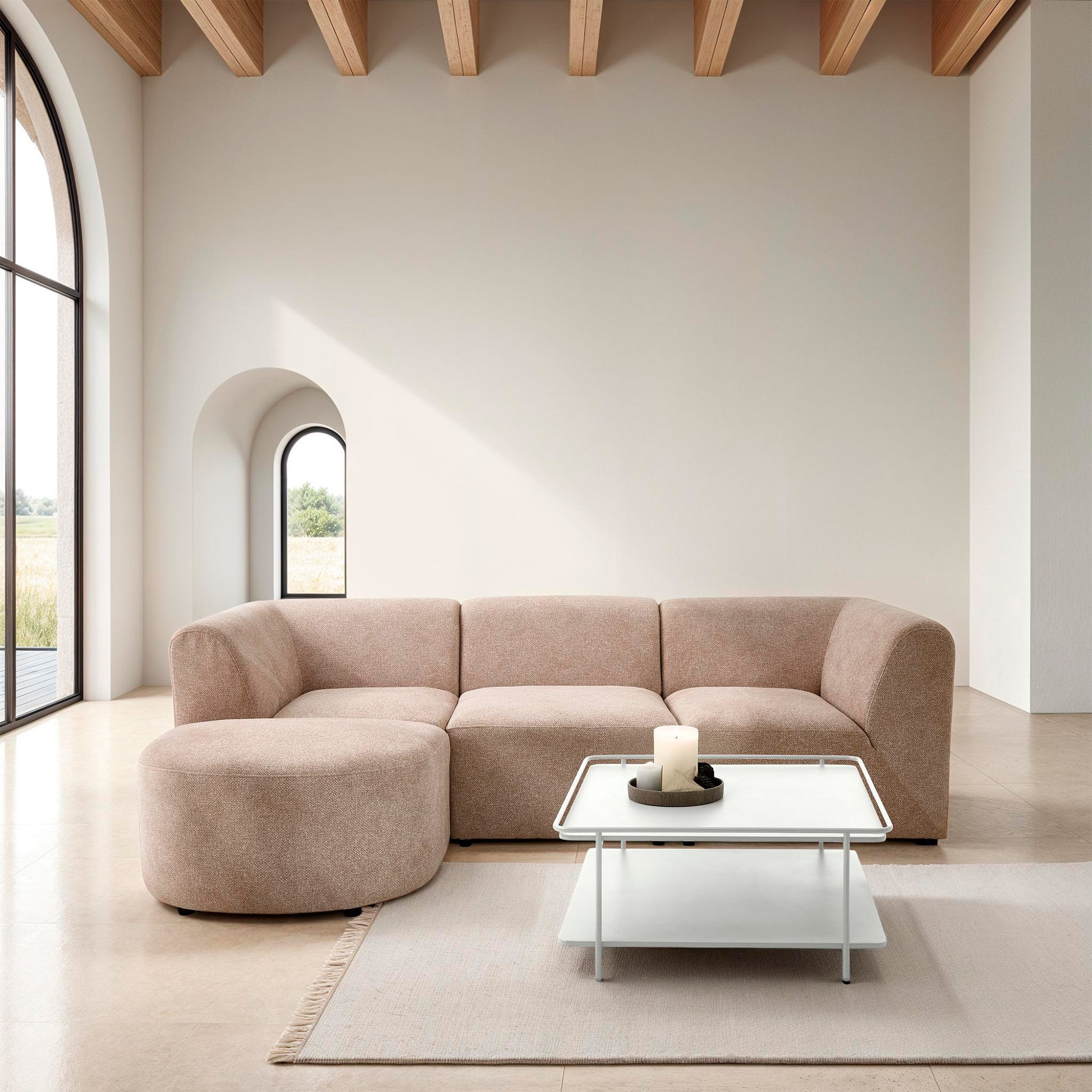 Yuba sofabord, 75x75 - Møbelkompagniet