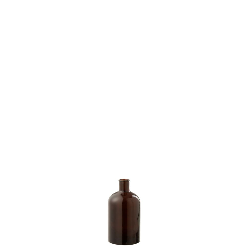 Bottle brun glasvase, stor - Møbelkompagniet