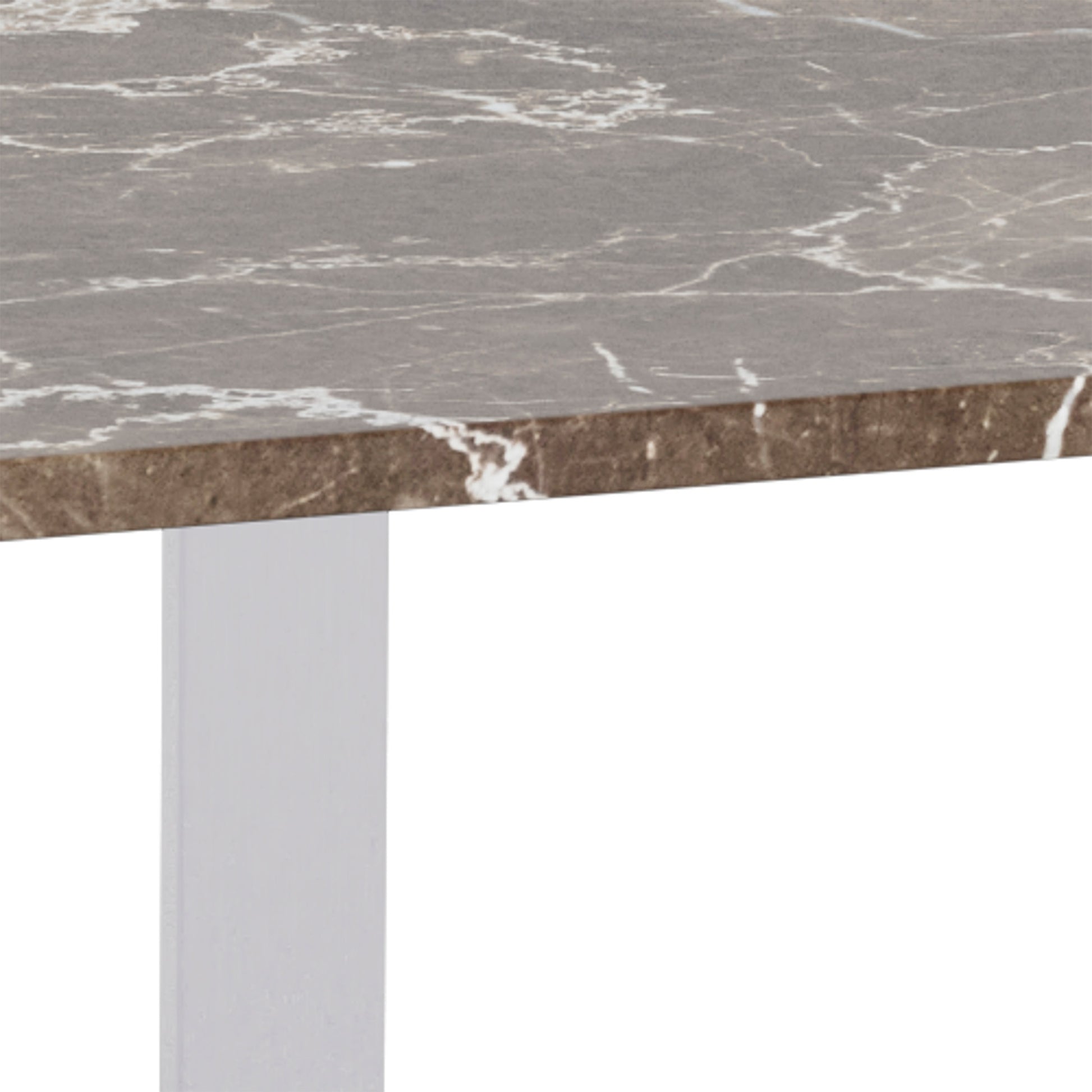 Oris sofabord, marmor emperador | 82x80 - Møbelkompagniet