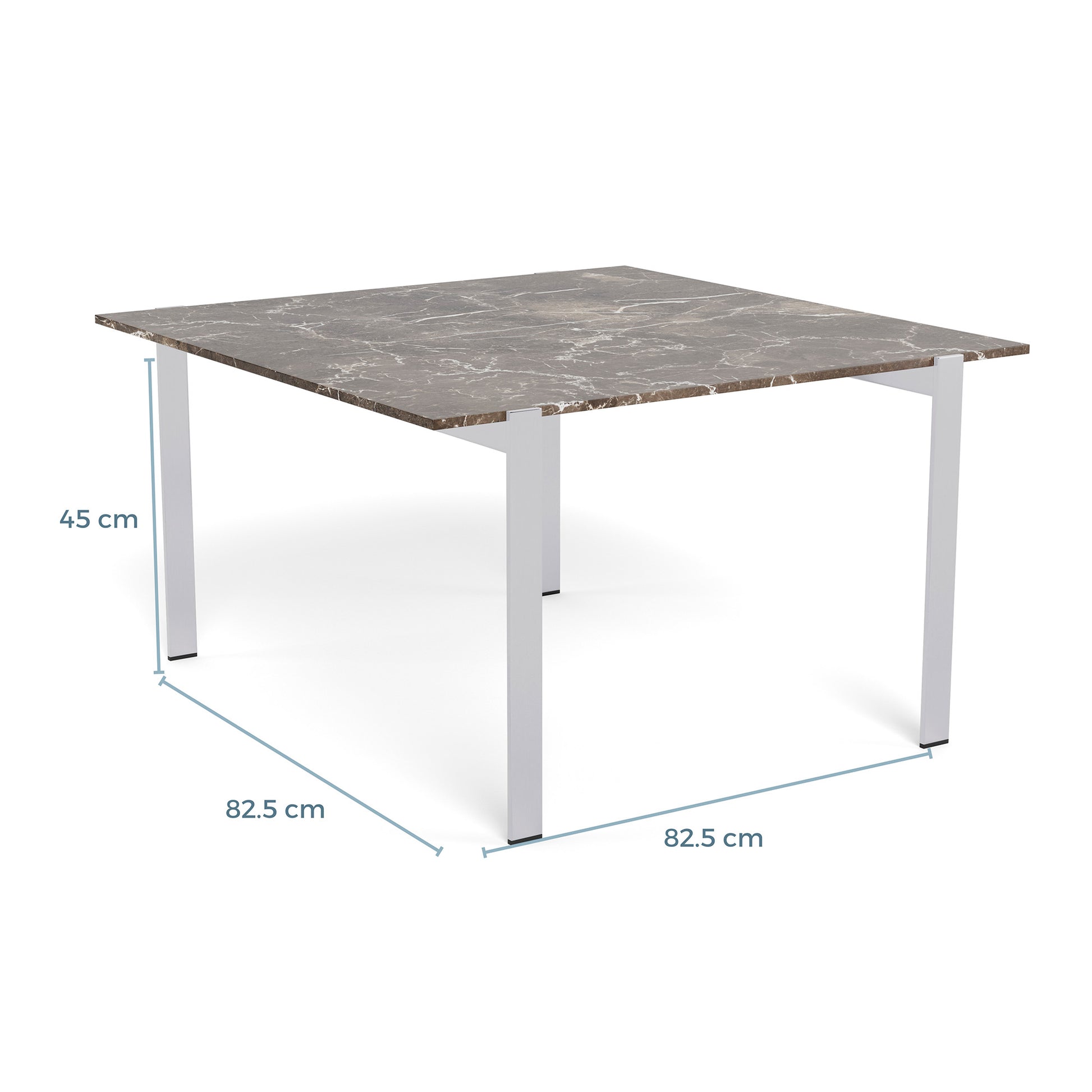 Oris sofabord, marmor emperador | 82x80 - Møbelkompagniet