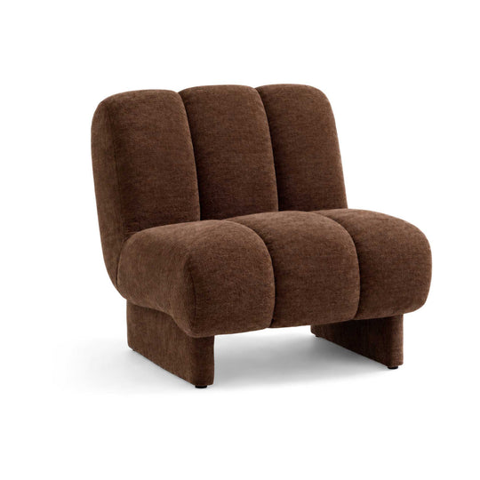 Kumo loungestol, brun