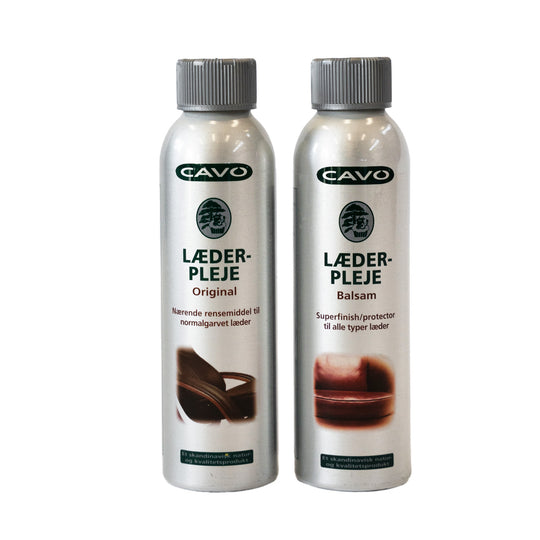 Læderpleje + rens sæt