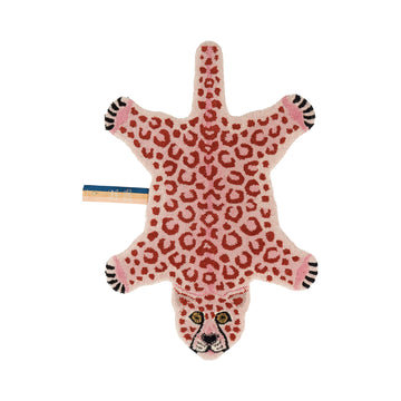 Pinky Leopard tæppe, Doing Goods -  94x61 cm