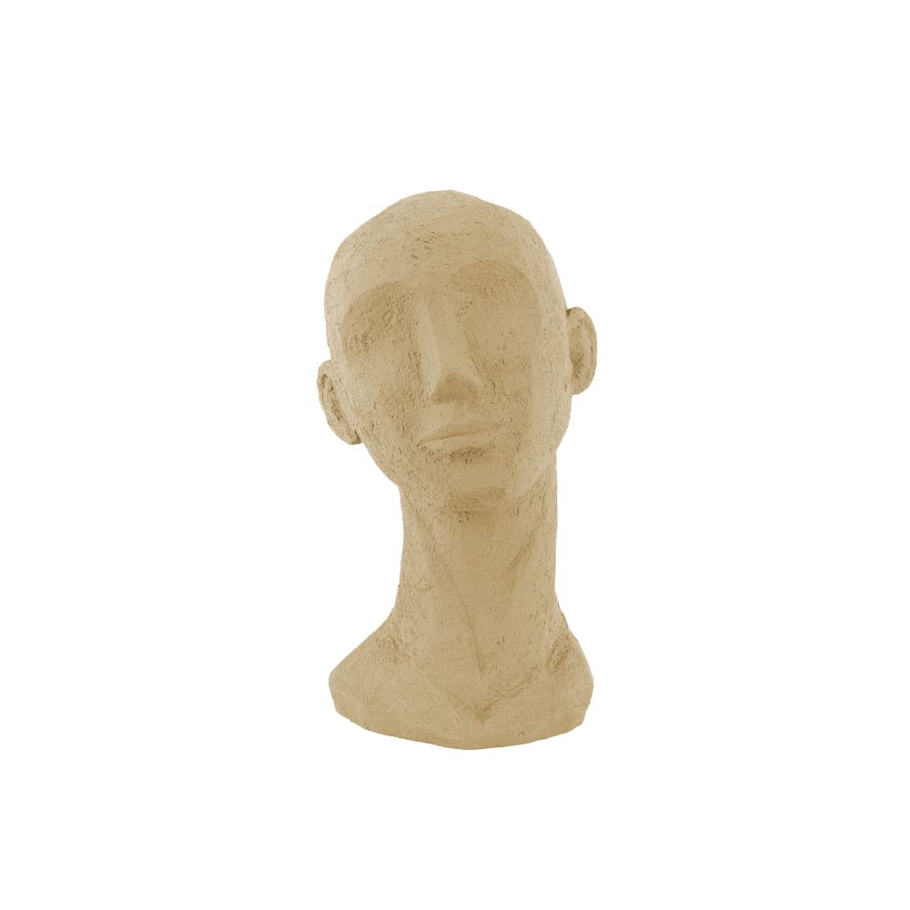 Face Art Up statue, Large-Sand - Møbelkompagniet