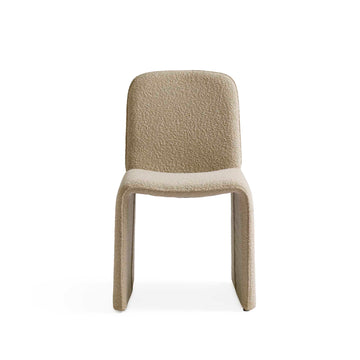 Skala spisebordsstol, Amiya Bouclé Beige