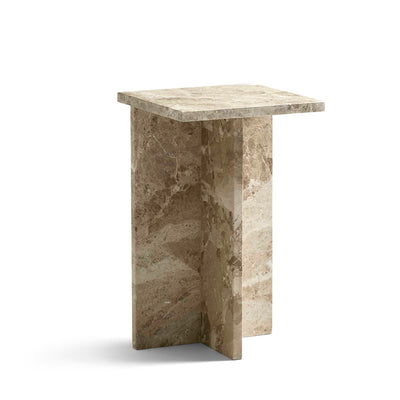 Velasca hjørnebord, latte marmor