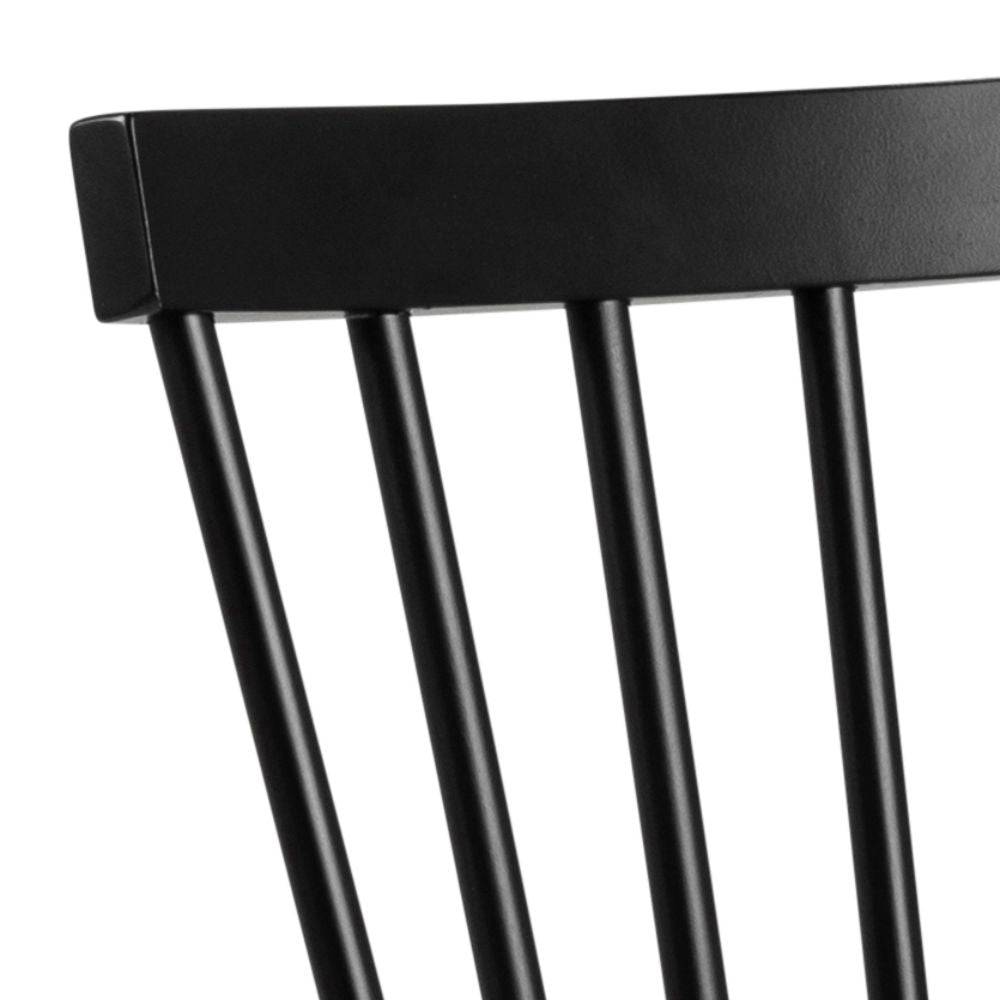 Riano Spisebordsstol, sort - Møbelkompagniet