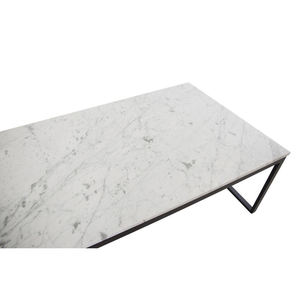 Estelle marmor sofabord, 120x60 - Møbelkompagniet